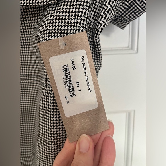 NWT ALBION FIT CITY JUMPSUIT, HOUNDSTOOTH - Women’s Size S - Picture 9 of 17